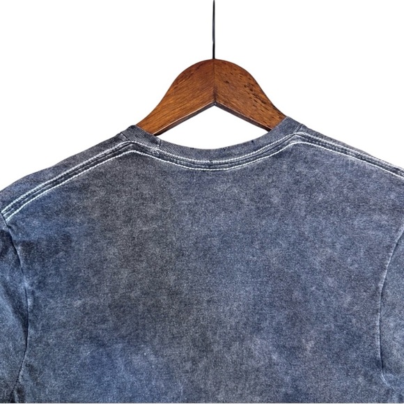 West of Melrose Grey Distressed Western Graphic Cowboy Desert T-Shirt - Picture 8 of 11